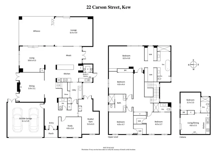 Floorplan of Homely house listing, 22 Carson Street, Kew VIC 3101