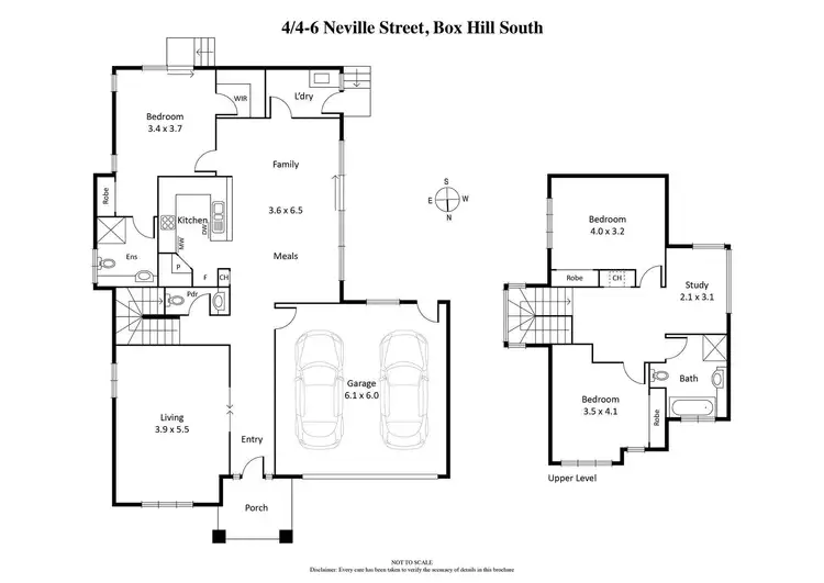 Floorplan of Homely townhouse listing, 4/4-6 Neville Street, Box Hill South VIC 3128