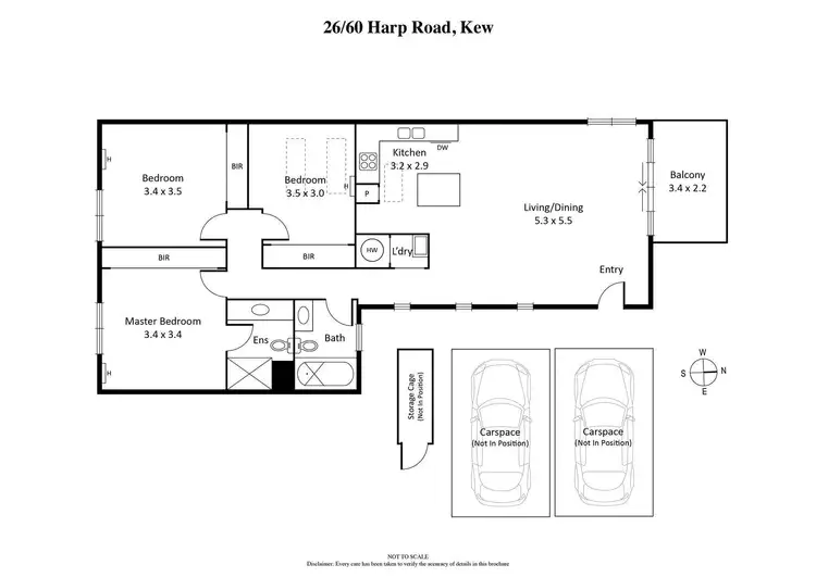 Floorplan of Homely apartment listing, 26/60 Harp Road, Kew VIC 3101