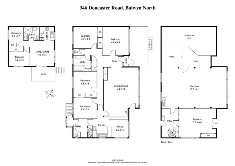 Floorplan of Homely house listing, 346 Doncaster Road, Balwyn North VIC 3104