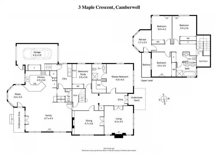 Floorplan of Homely house listing, 3 Maple Crescent, Camberwell VIC 3124