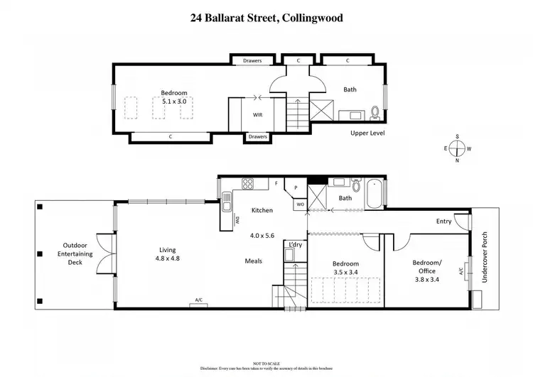 Floorplan of Homely house listing, 24 Ballarat Street, Collingwood VIC 3066
