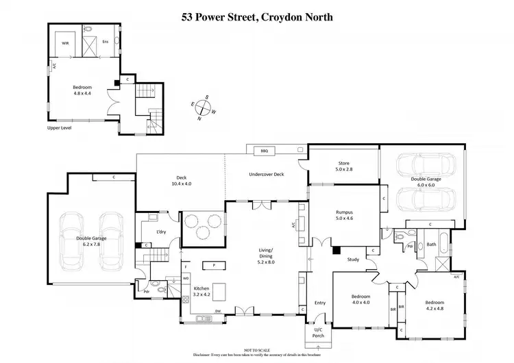 Floorplan of Homely house listing, 53 Power Street, Croydon North VIC 3136
