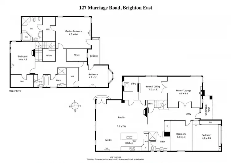 Floorplan of Homely house listing, 127 Marriage Road, Brighton East VIC 3187