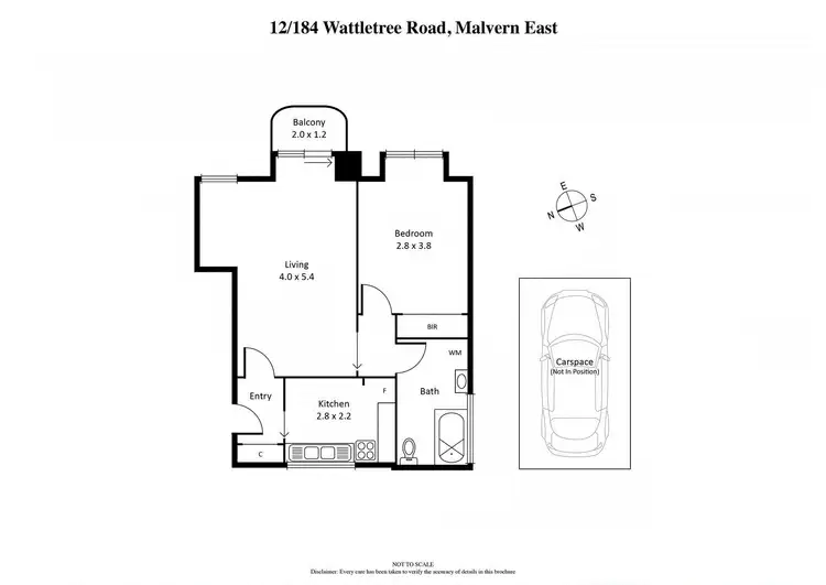 Floorplan of Homely apartment listing, 7&12/184 Wattletree Road, Malvern VIC 3144