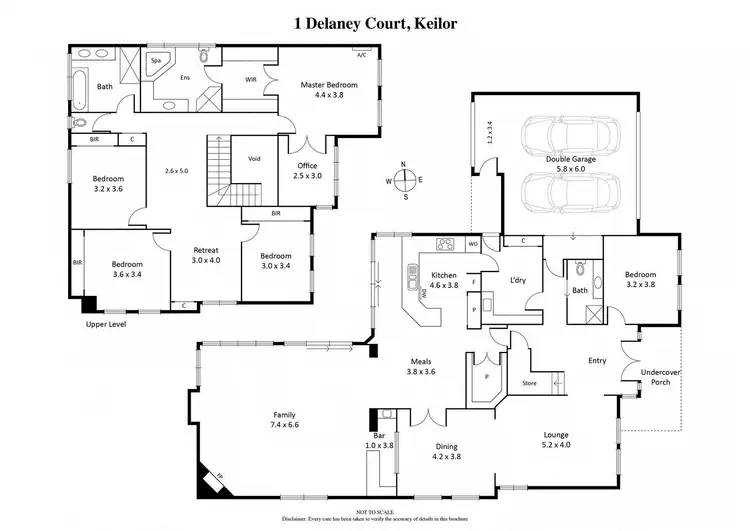 Floorplan of Homely house listing, 1 Delaney Court, Keilor VIC 3036