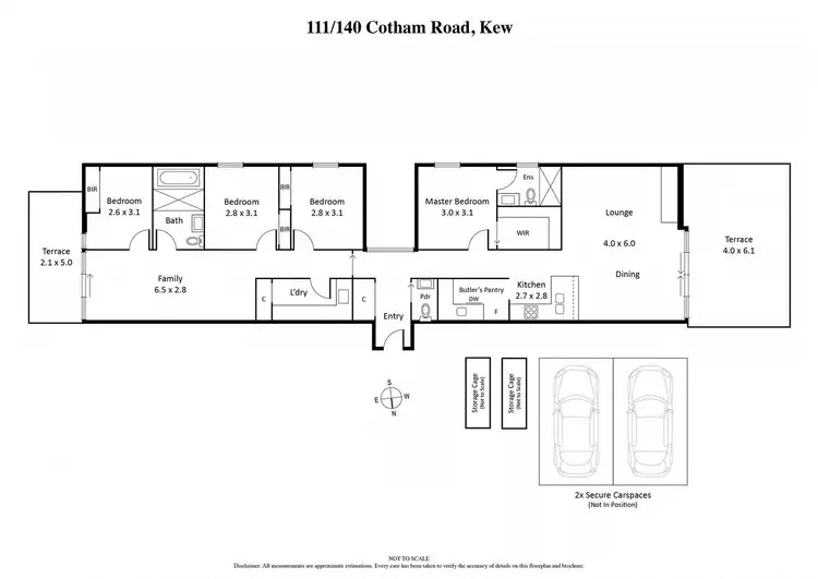 Floorplan of Homely apartment listing, 111/140 Cotham Road, Kew VIC 3101