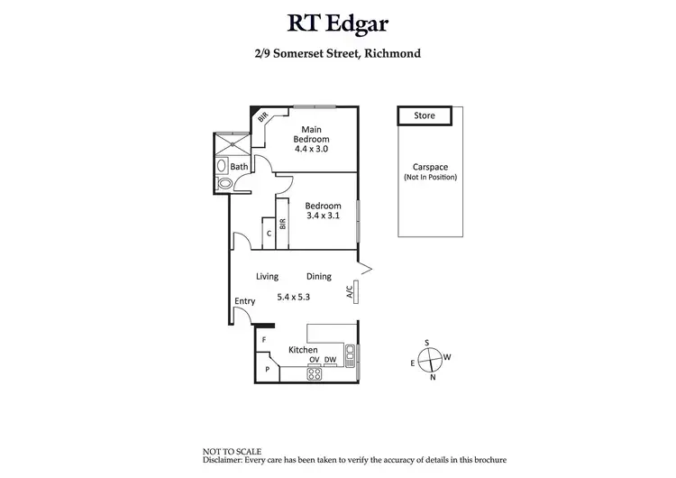 Floorplan of Homely apartment listing, 2/9 Somerset Street, Richmond VIC 3121