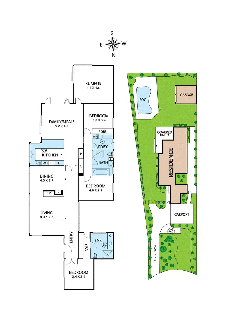 Floorplan of Homely house listing, 8 Gwenda Court, Lower Plenty VIC 3093