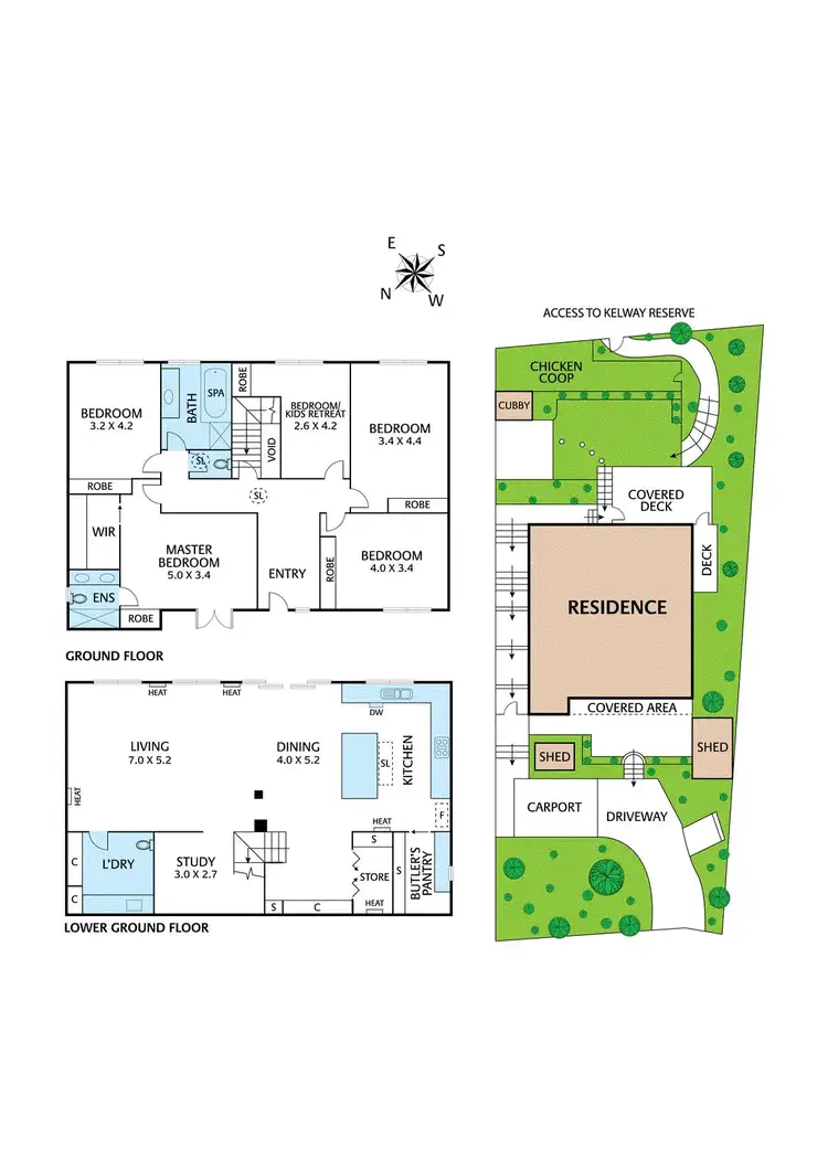 Floorplan of Homely house listing, 32 Acheron Crescent, Eltham North VIC 3095