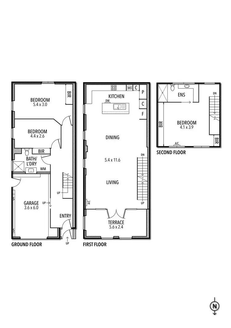 Floorplan of Homely house listing, 5 Bendigo Street, North Melbourne VIC 3051
