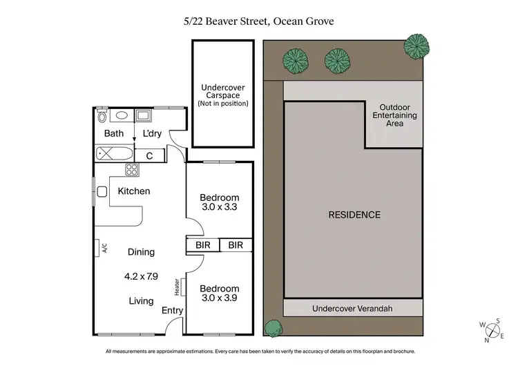 Floorplan of Homely unit listing, 5/22 Beaver Street, Ocean Grove VIC 3226