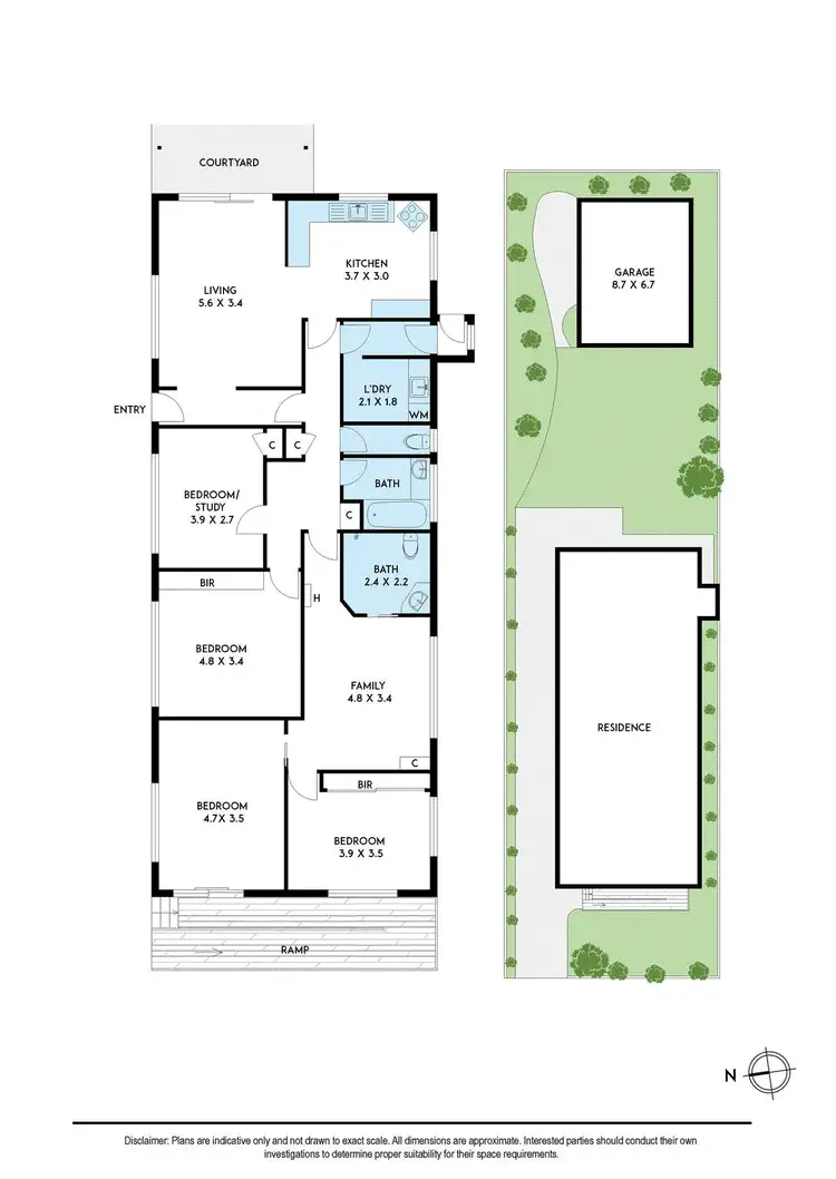 Floorplan of Homely house listing, 16A Rennison Street, Parkdale VIC 3195