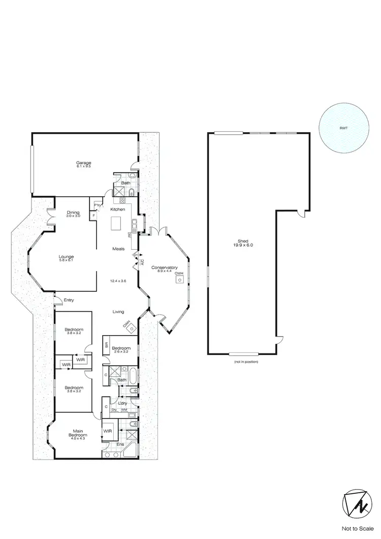 Floorplan of Homely house listing, 127 Haddon School Road, Haddon VIC 3351