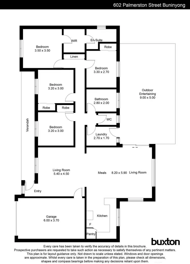 Floorplan of Homely house listing, 602 Palmerston Street, Buninyong VIC 3357