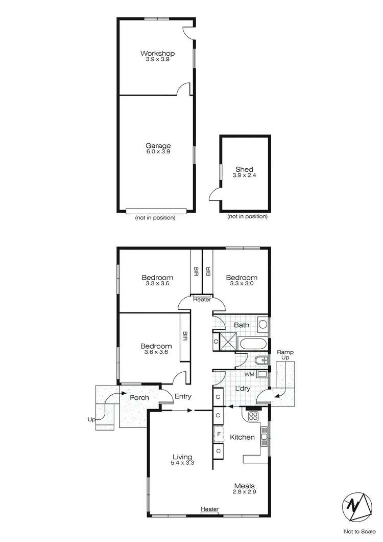 Floorplan of Homely house listing, 403 Forest Street, Wendouree VIC 3355