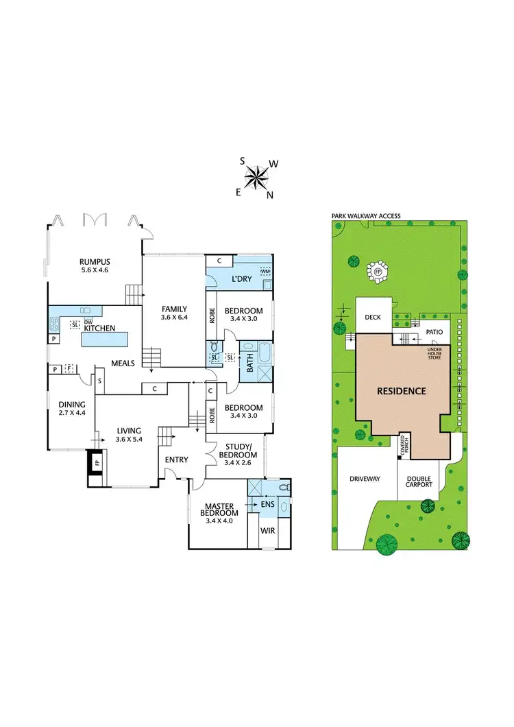 Floorplan of Homely house listing, 6 Barriedale Court, Eltham VIC 3095