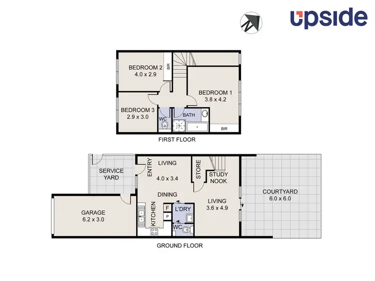 Floorplan of Homely townhouse listing, 5/33 Yarrawonga Street, Ngunnawal ACT 2913