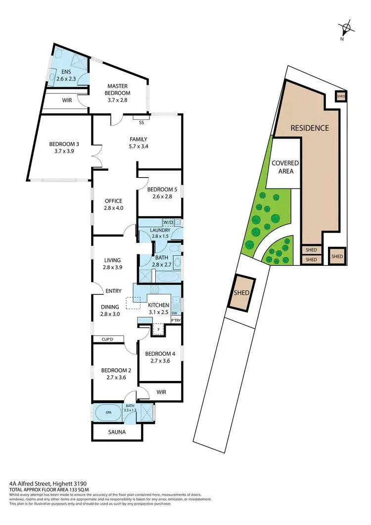 Floorplan of Homely house listing, 4A Alfred Street, Highett VIC 3190