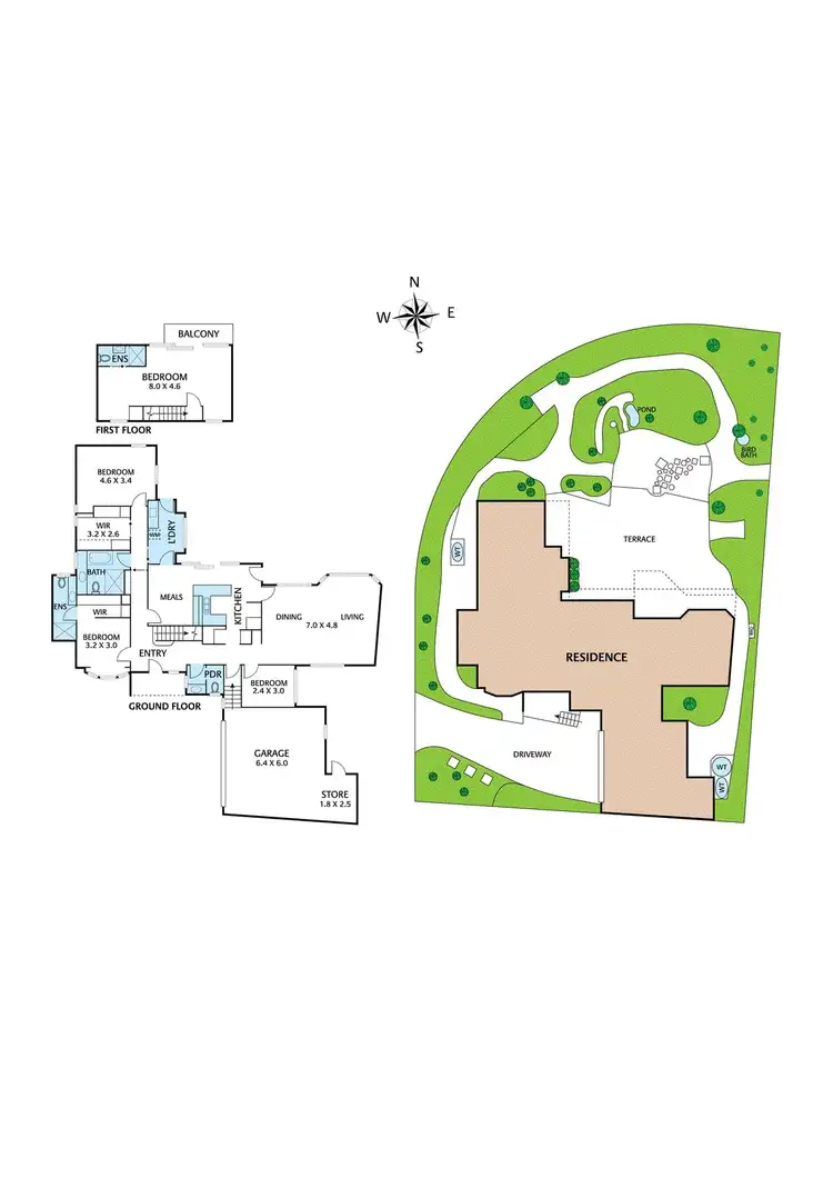 Floorplan of Homely house listing, 13 Doodson Court, Eltham VIC 3095