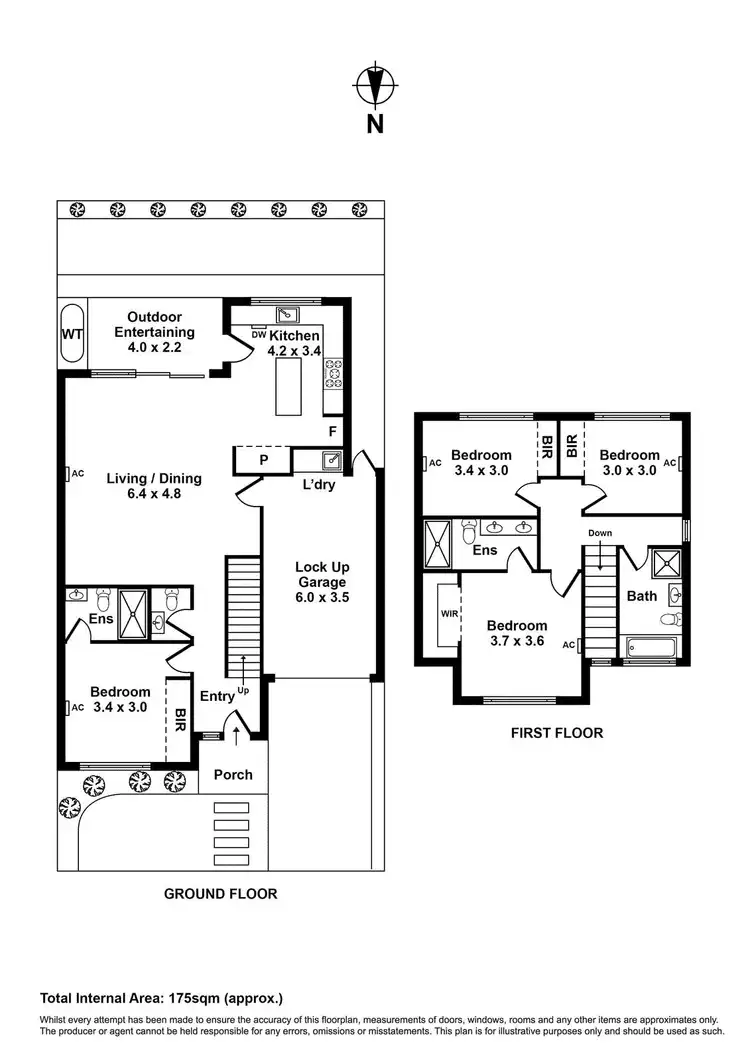 Floorplan of Homely townhouse listing, 96d Railway Street South, Altona VIC 3018