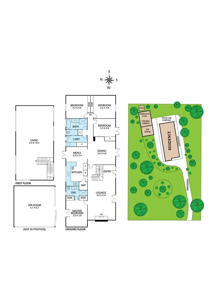Floorplan of Homely house listing, 2 Keith Court, Research VIC 3095