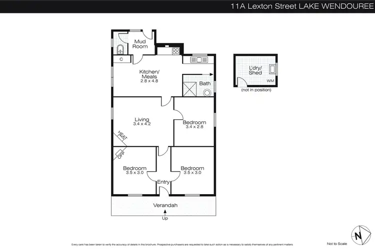 Floorplan of Homely house listing, 11A Lexton Street, Lake Wendouree VIC 3350