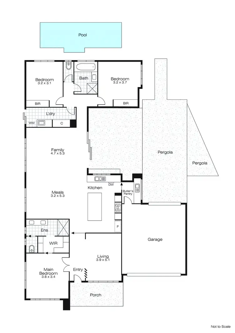 Floorplan of Homely house listing, 32 Arranmore Drive, Miners Rest VIC 3352