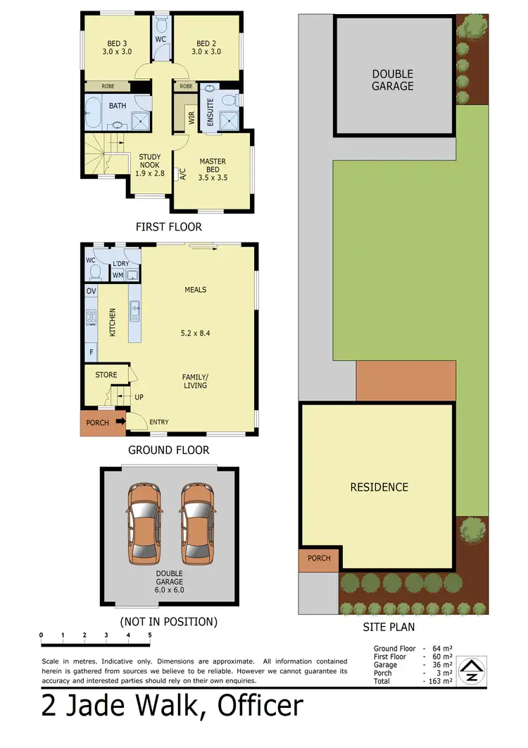 Floorplan of Homely townhouse listing, 2 Jade Walk, Officer VIC 3809