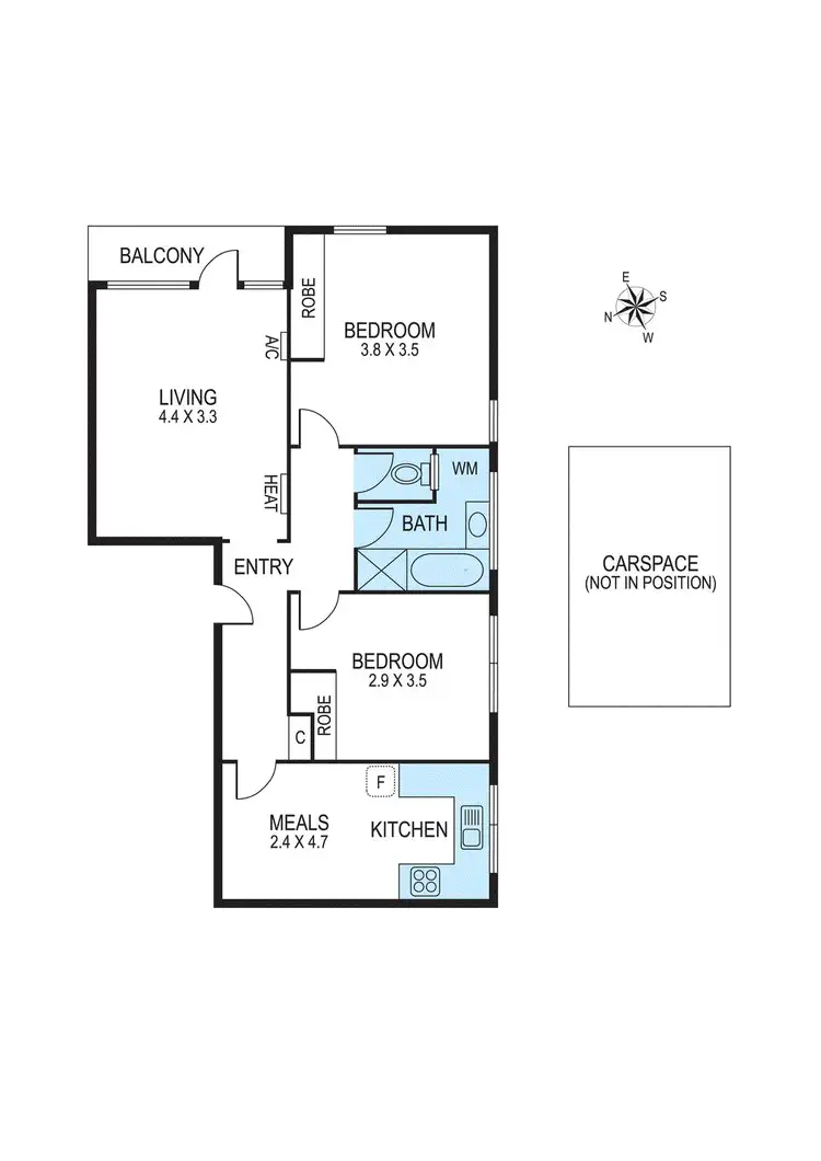 Floorplan of Homely apartment listing, 7/13 Elm Grove, Mckinnon VIC 3204
