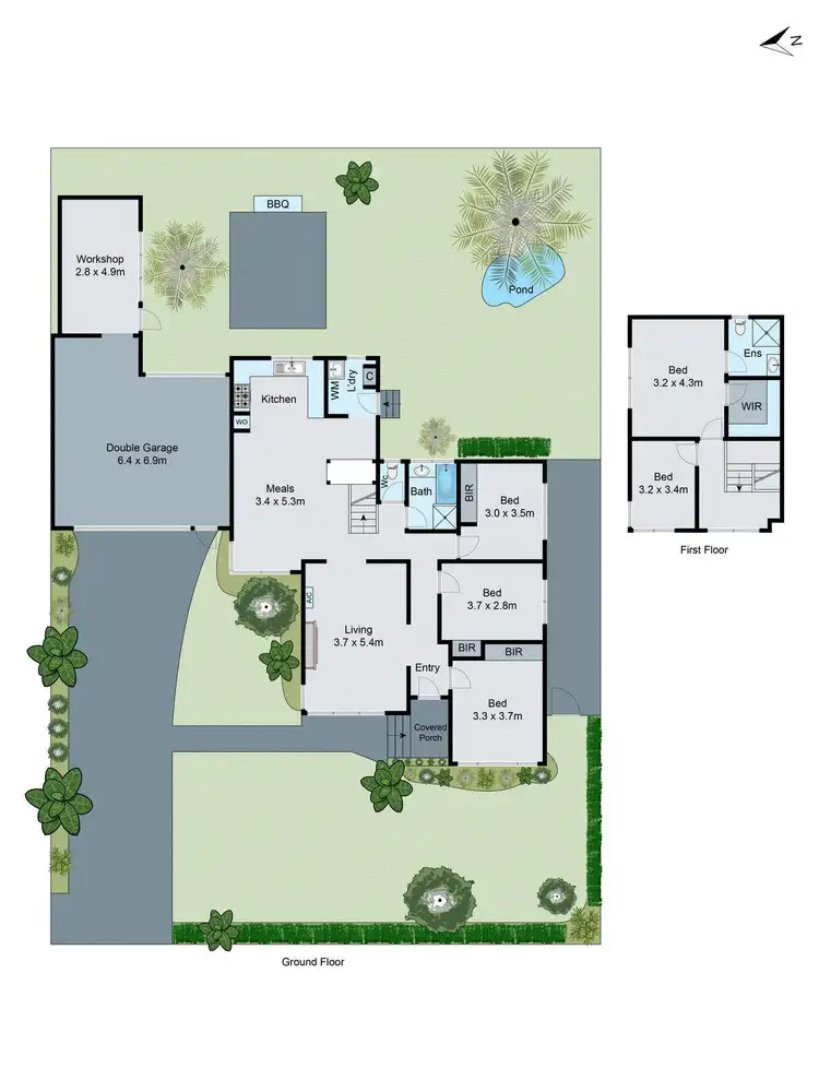 Floorplan of Homely house listing, 5 Jeffery Avenue, Noble Park VIC 3174