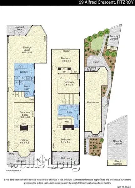 Floorplan of Homely house listing, 69 Alfred Crescent, Fitzroy North VIC 3068
