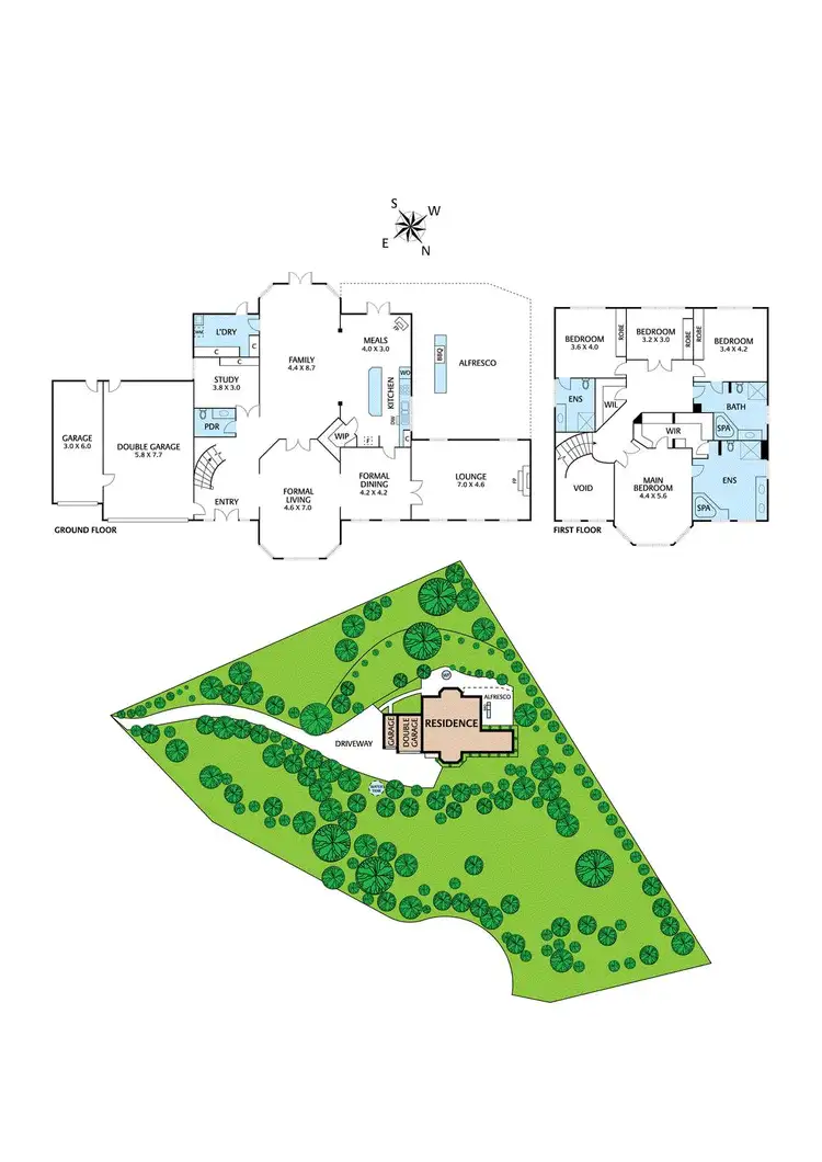 Floorplan of Homely house listing, 3 Charlotte Court, North Warrandyte VIC 3113