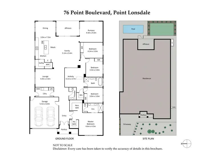 Floorplan of Homely house listing, 76 Point Boulevard, Point Lonsdale VIC 3225