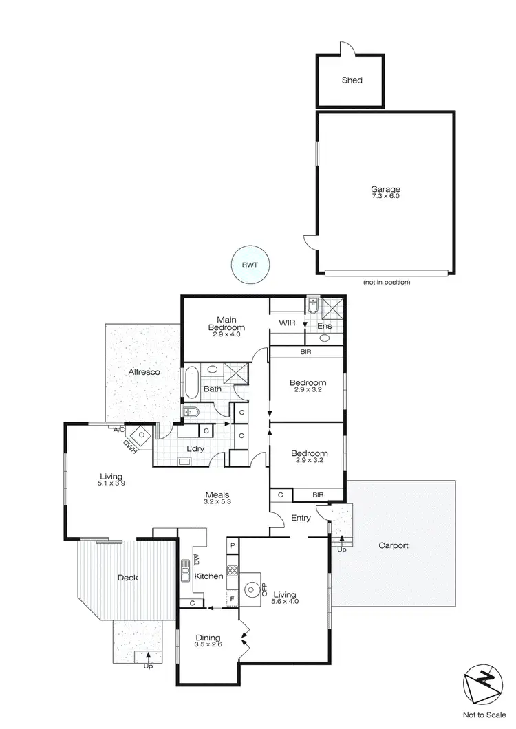 Floorplan of Homely house listing, 11 Edgewood Court, Delacombe VIC 3356