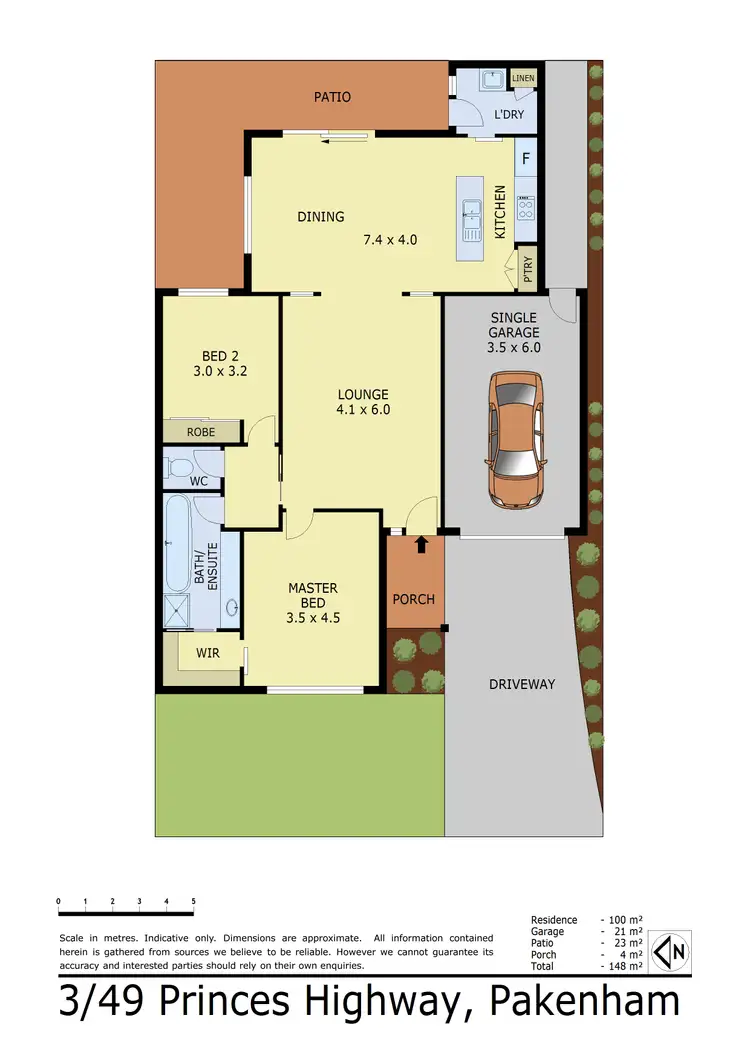 Floorplan of Homely unit listing, 3/49 Princes Highway, Pakenham VIC 3810