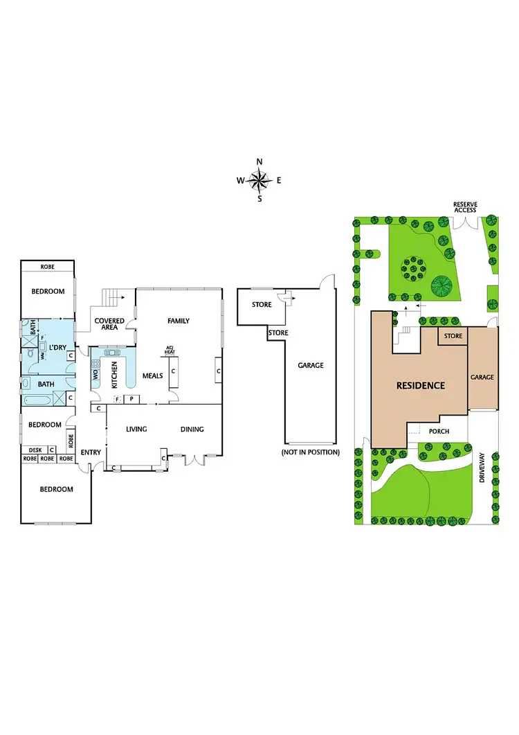 Floorplan of Homely house listing, 42 Station Road, Rosanna VIC 3084