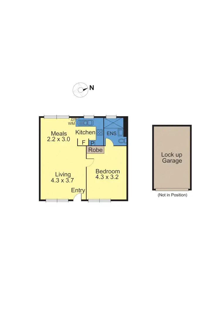 Floorplan of Homely apartment listing, 2/84 Campbell Road, Hawthorn East VIC 3123