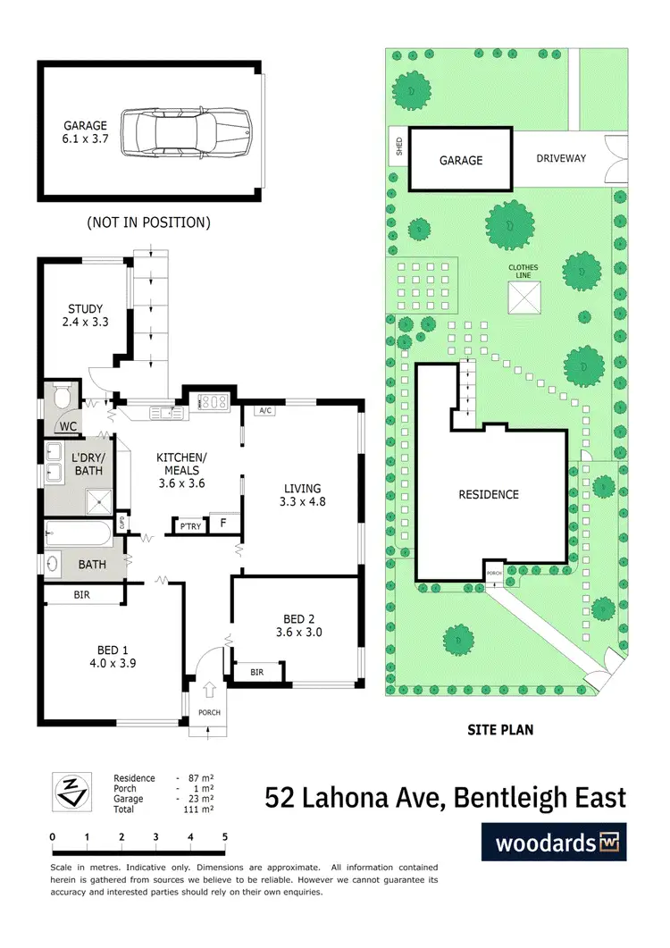 Floorplan of Homely house listing, 52 Lahona Avenue, Bentleigh East VIC 3165