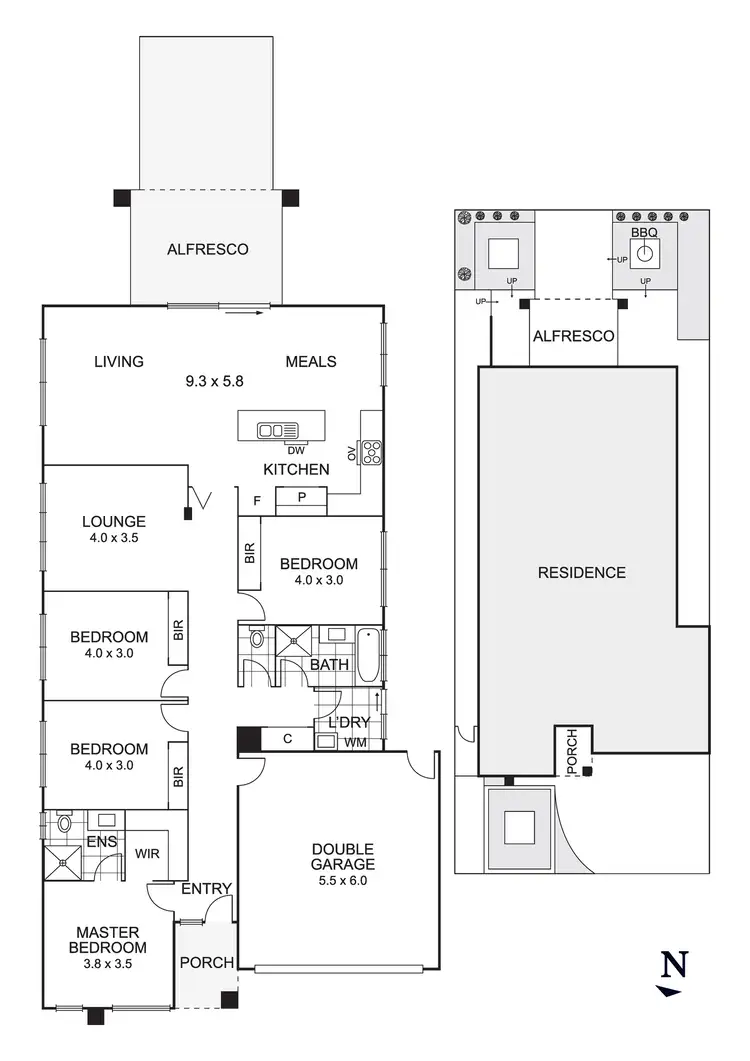 Floorplan of Homely house listing, 4 Trenino Drive, Doreen VIC 3754