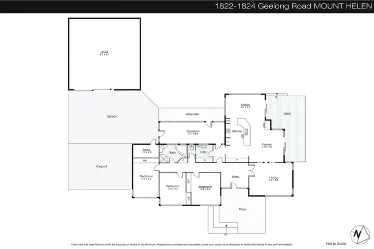 Floorplan of Homely house listing, 1822-1824 Geelong Road, Mount Helen VIC 3350