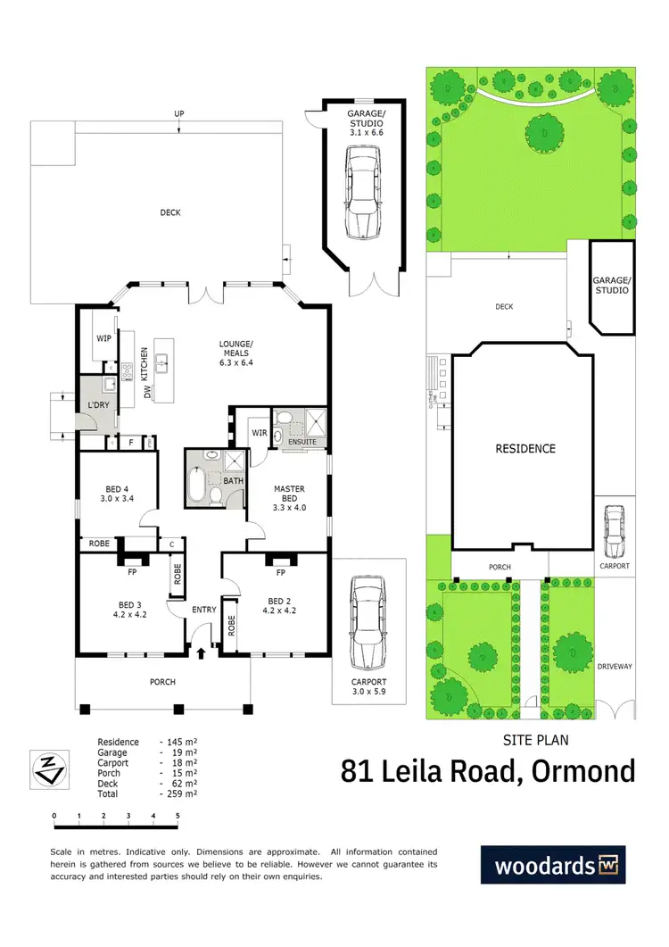 Floorplan of Homely house listing, 81 Leila Road, Ormond VIC 3204