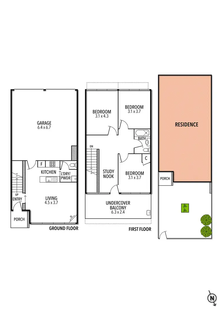 Floorplan of Homely house listing, 10 Brookes Crescent, Fitzroy North VIC 3068