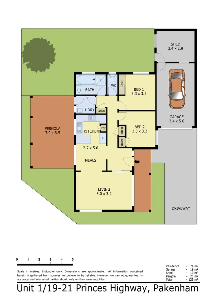 Floorplan of Homely unit listing, 1/19-21 Princes Highway, Pakenham VIC 3810