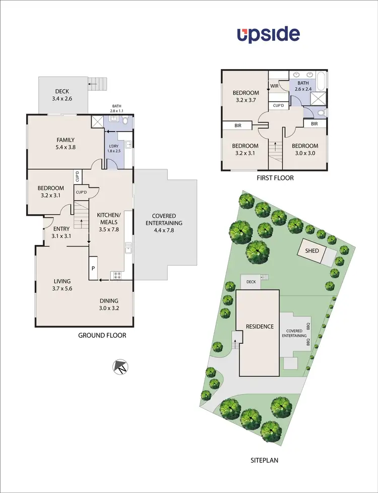 Floorplan of Homely house listing, 42 Mayfair Drive, Ferntree Gully VIC 3156