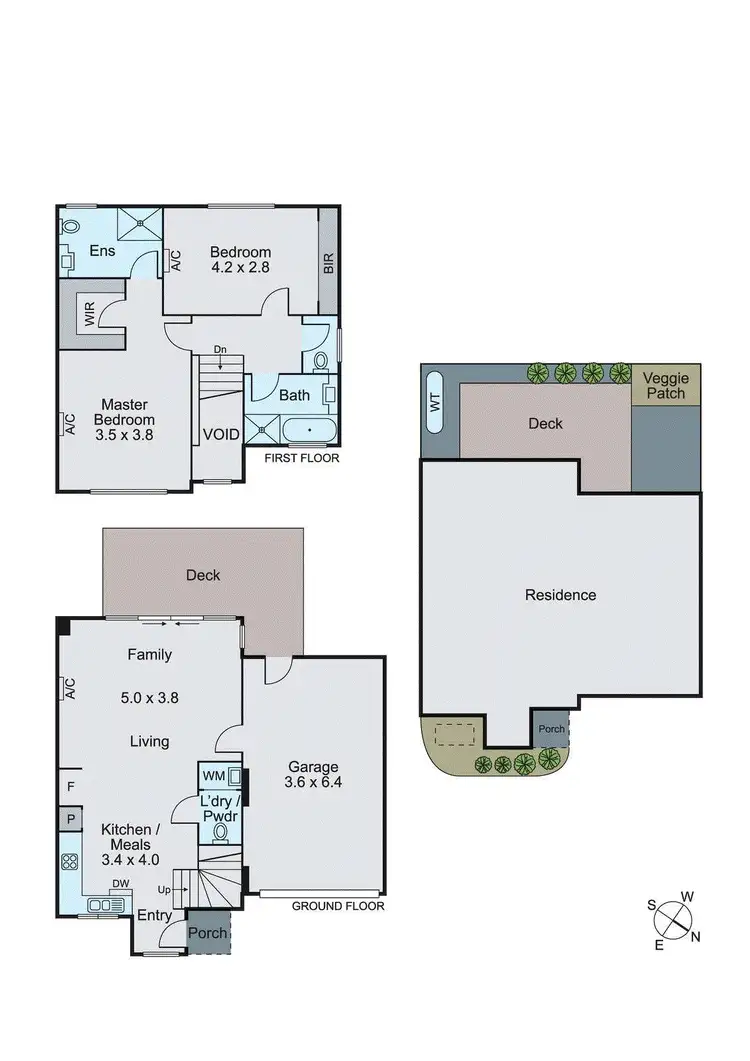 Floorplan of Homely townhouse listing, 2/9 Lynn Drive, Ferntree Gully VIC 3156