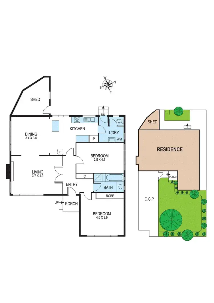Floorplan of Homely house listing, 1/59 Blamey Street, Bentleigh East VIC 3165