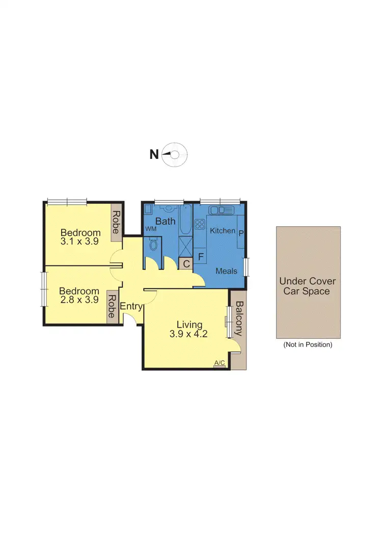 Floorplan of Homely apartment listing, 3/58 Cawkwell Street, Malvern VIC 3144
