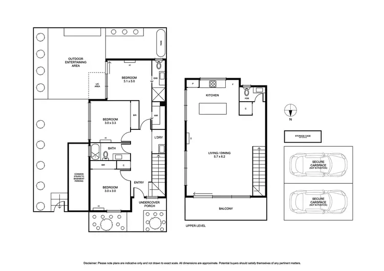 Floorplan of Homely townhouse listing, 5/22 Worthing Road, Highett VIC 3190