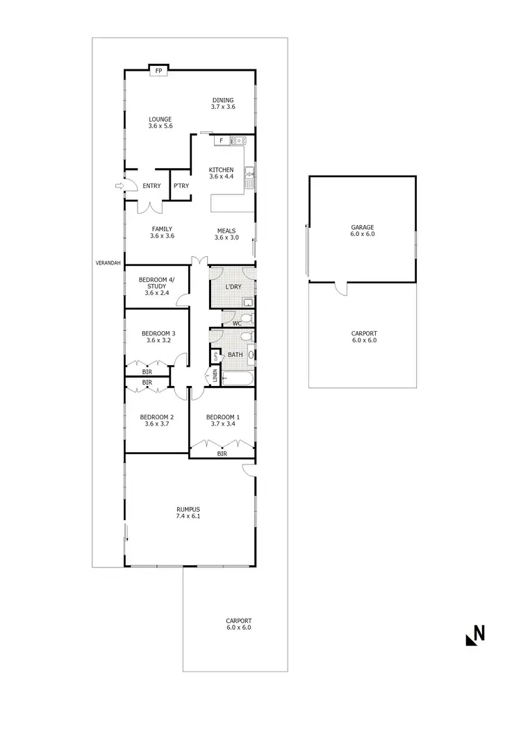 Floorplan of Homely house listing, 15 Fleming Drive, Broadford VIC 3658